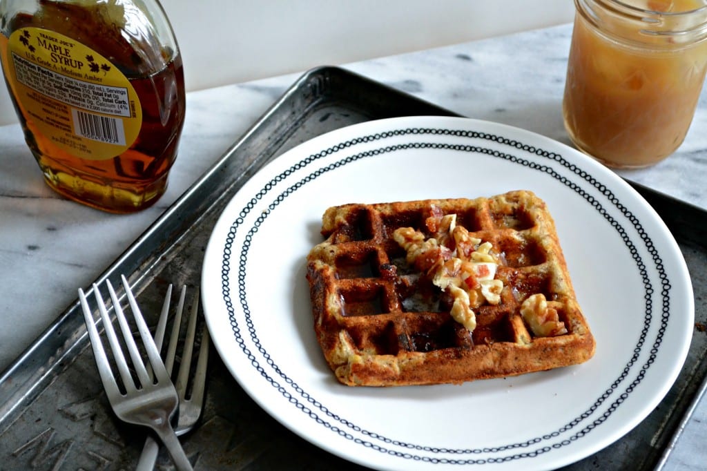 Bacon Banana Nut and Oat Waffles | Sarcastic Cooking