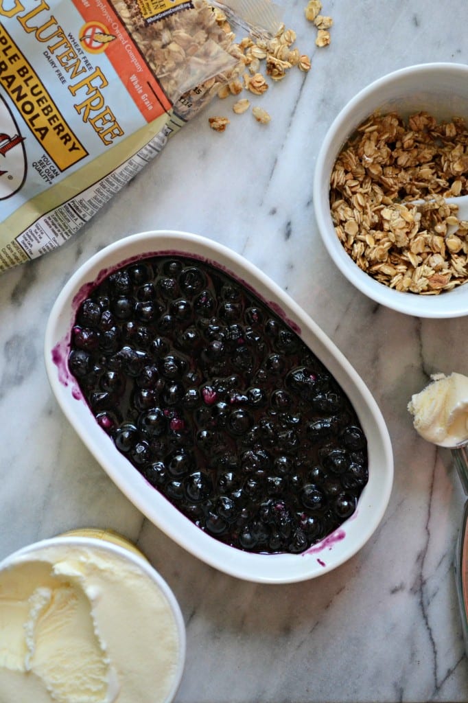 No Bake Gluten Free Blueberry Crisp | Sarcastic Cooking