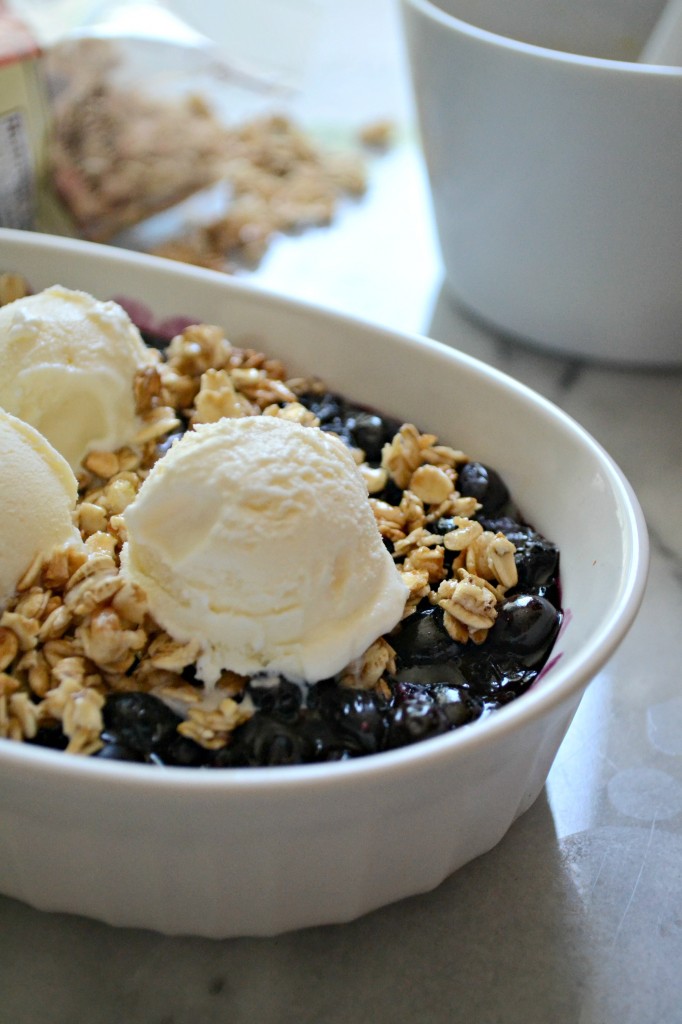 No Bake Gluten Free Blueberry Crisp | Sarcastic Cooking