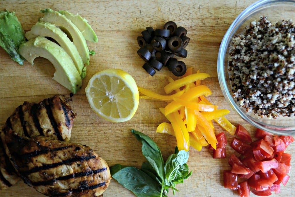 Quinoa Bowl Ingredients