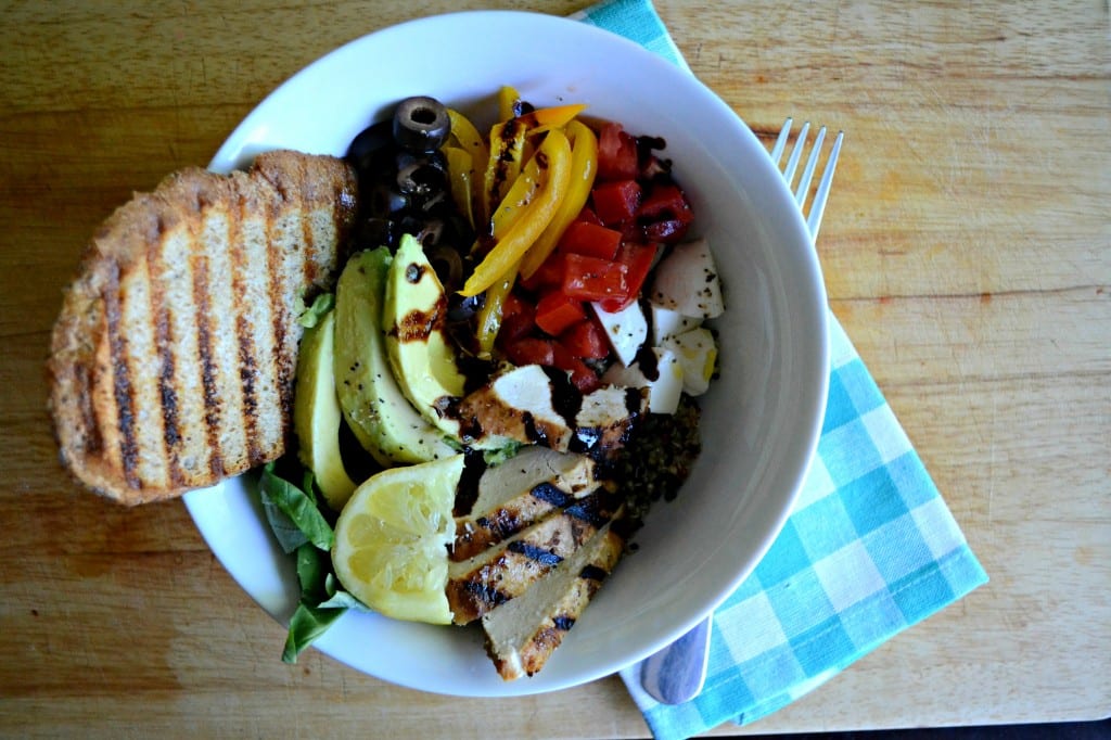 Grilled Balsamic Lemon Chicken Quinoa Bowls | Sarcastic Cooking