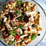 Creamy Grilled Chicken Enchilada Pasta Salad