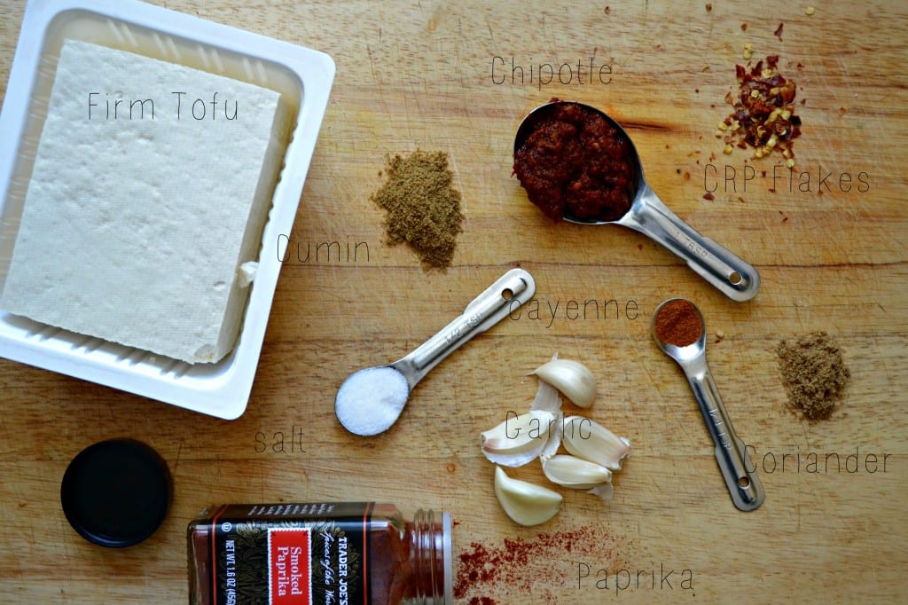 Homemade Soyrizo Ingredients