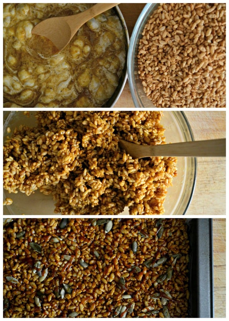 Pumpkin Rice Crispy Treats