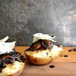 Meatless Monday: Twice Baked Potatoes with Crispy Mushrooms and Herbs