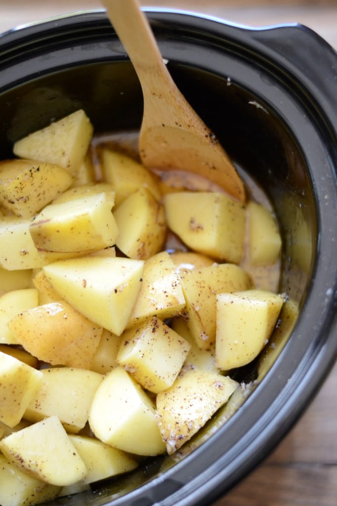 Slow Cooker Mashed Potatoes and Brown Butter