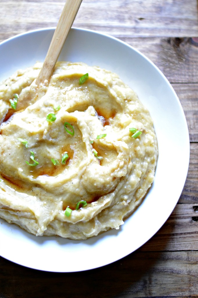 Slow Cooker Brown Butter and Garlic  Mashed Potatoes | Sarcastic Cooking