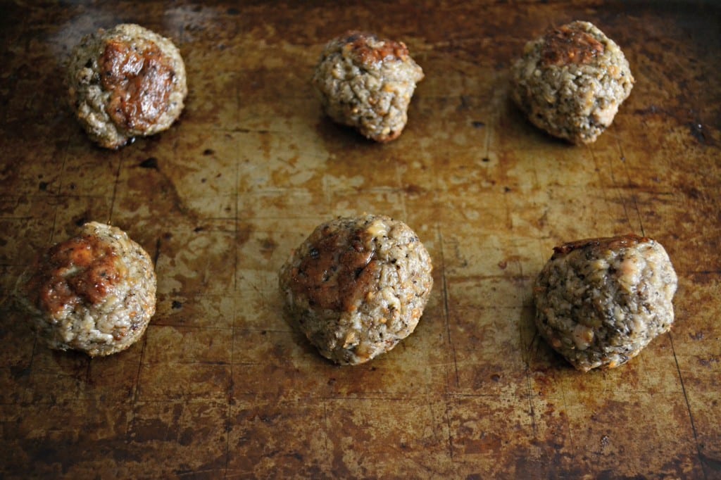 Chicken and Mushroom Meatballs