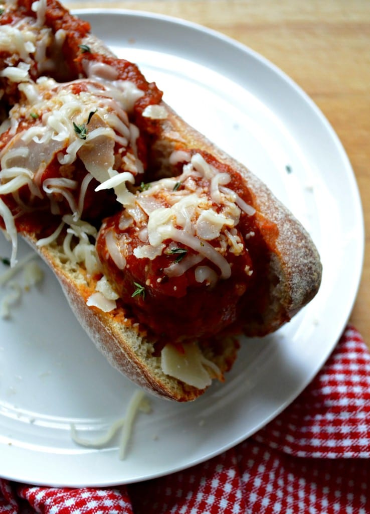 Chicken and Mushroom Meatball Subs | Sarcastic Cooking