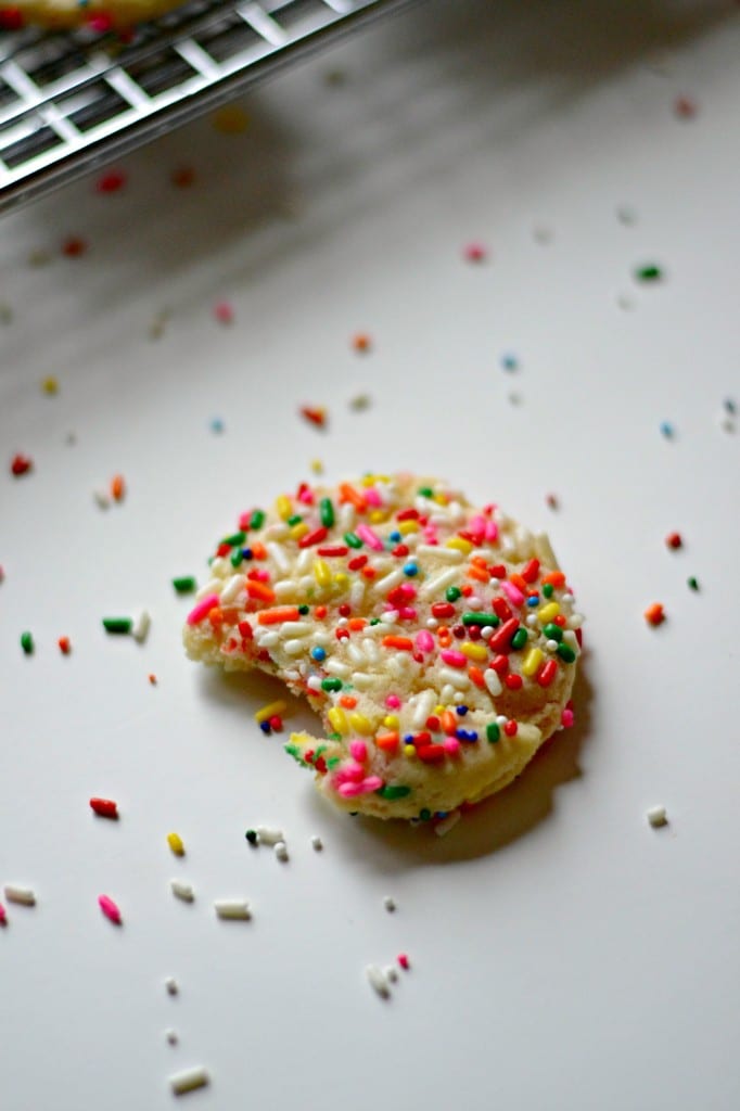 Vanilla Bean Confetti Cookies