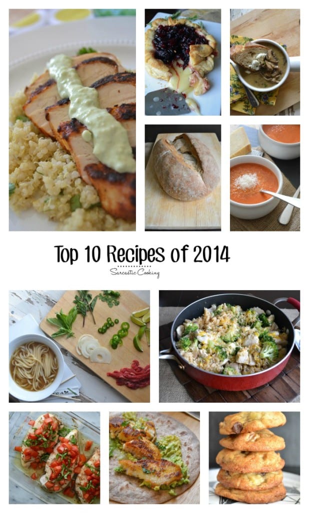 Top 10 Recipes 2014 @sarcasticcook