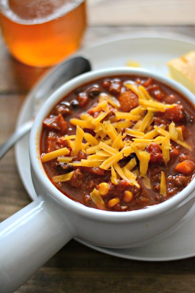 No Fuss Beef and Black Bean Chili | Sarcastic Cooking