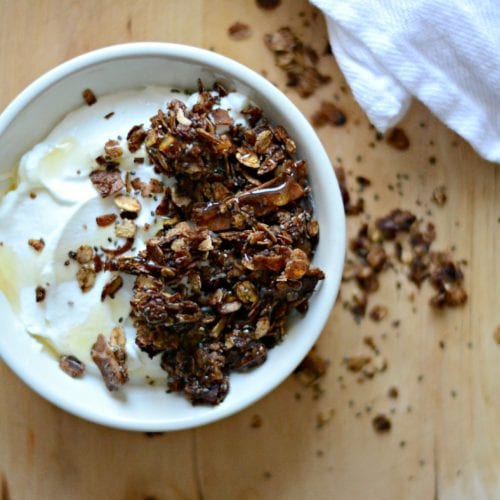 Triple Coconut Cocoa Granola Sarcastic Cooking