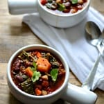 Meatless Monday: Slow Cooker Butternut Squash, Kale, and Quinoa Chili