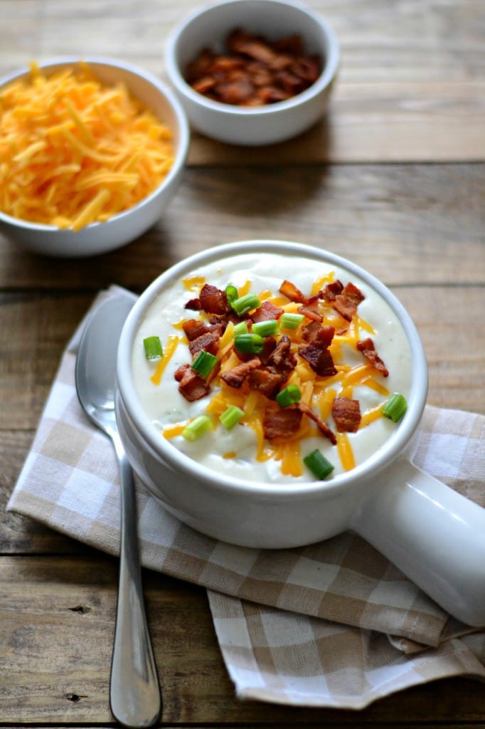 Loaded Baked Potato Soup @sarcasticcook