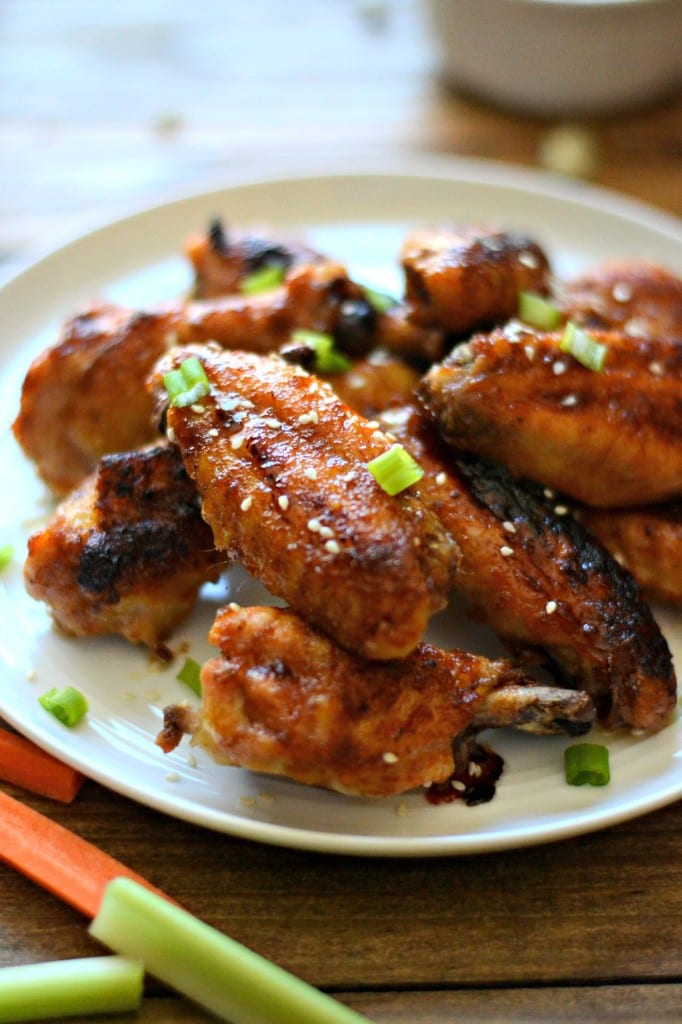 Crispy Baked Sriracha Wings | Sarcastic Cooking