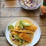 What’s for dinner? Crispy Fish Tacos with Southwest Ranch Slaw