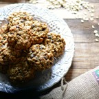 Chewy Cocoa Nib, Walnut, Oatmeal Cookies