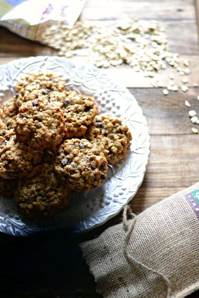 Chewy Cocoa Nib, Walnut, Oatmeal Cookies | Sarcastic Cooking