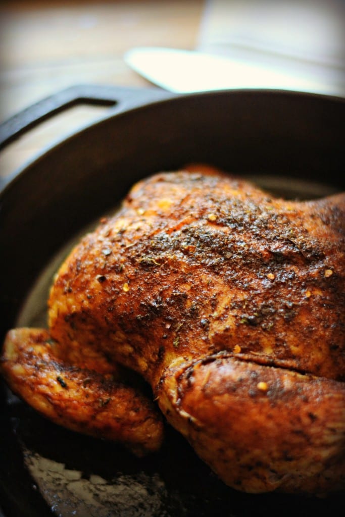 Faux Rotisserie Chicken Two Ways (Crock Pot and Oven) | Sarcastic Cooking