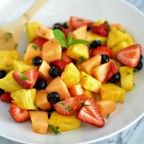 #BrunchWeek: Fresh Mint and Orange Blossom Fruit Salad