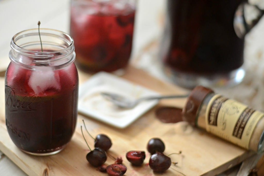 Bourbon Cherry Vanilla Sangria | Sarcastic Cooking