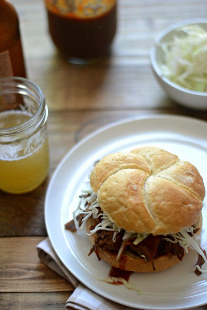 Slow Cooker BBQ Pulled Pork Sandwich | Sarcastic Cooking