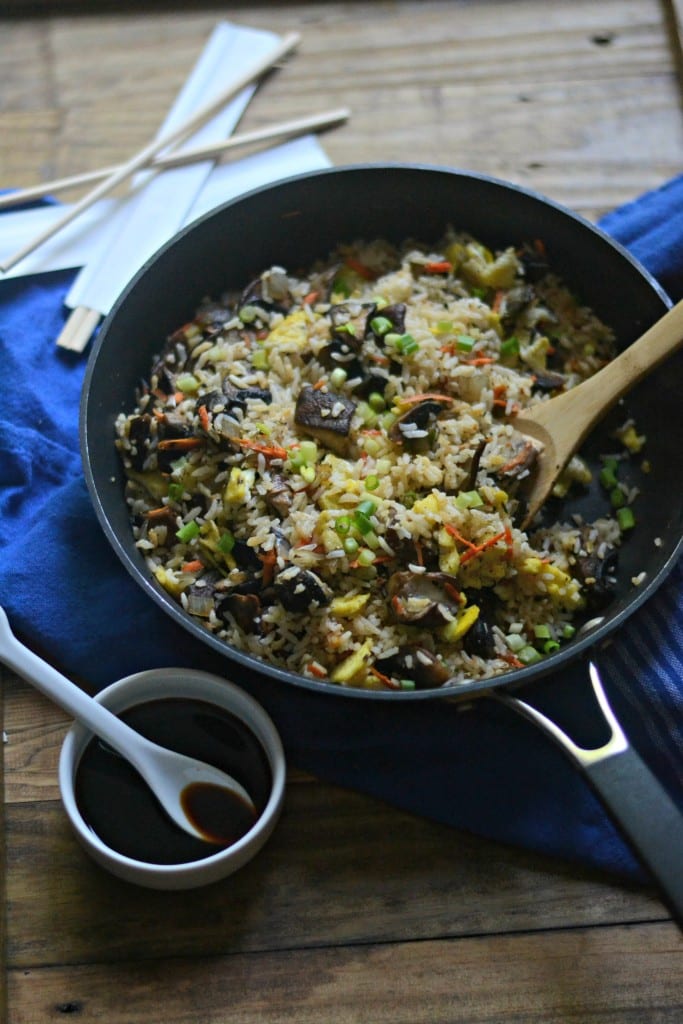 Meatless Monday - Mushroom Fried Rice | Sarcastic Cooking