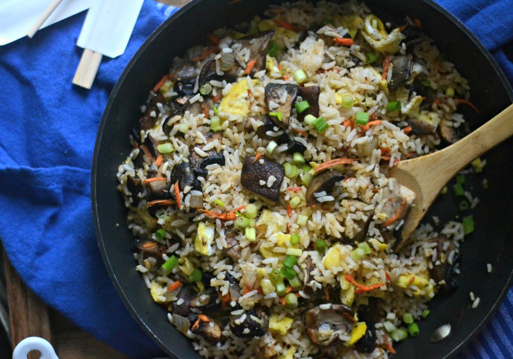 Meatless Monday: Mushroom Fried Rice | Sarcastic Cooking