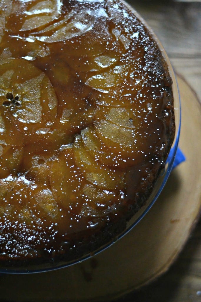 Maple-Apple Upside-Down Skillet Cake | Sarcastic Cooking