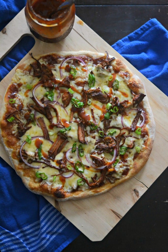 BBQ Pulled Pork Pizza - Sarcastic Cooking