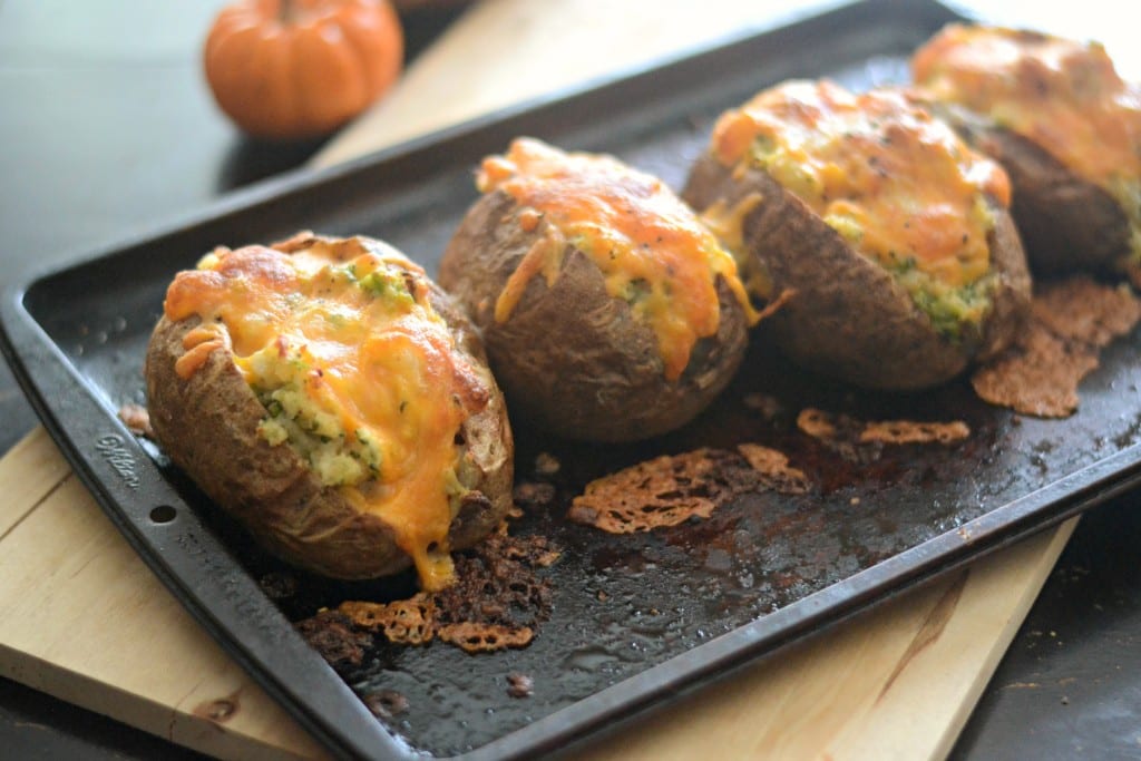 Twice Baked Broccoli and Three Cheese Potatoes | Sarcastic Cooking