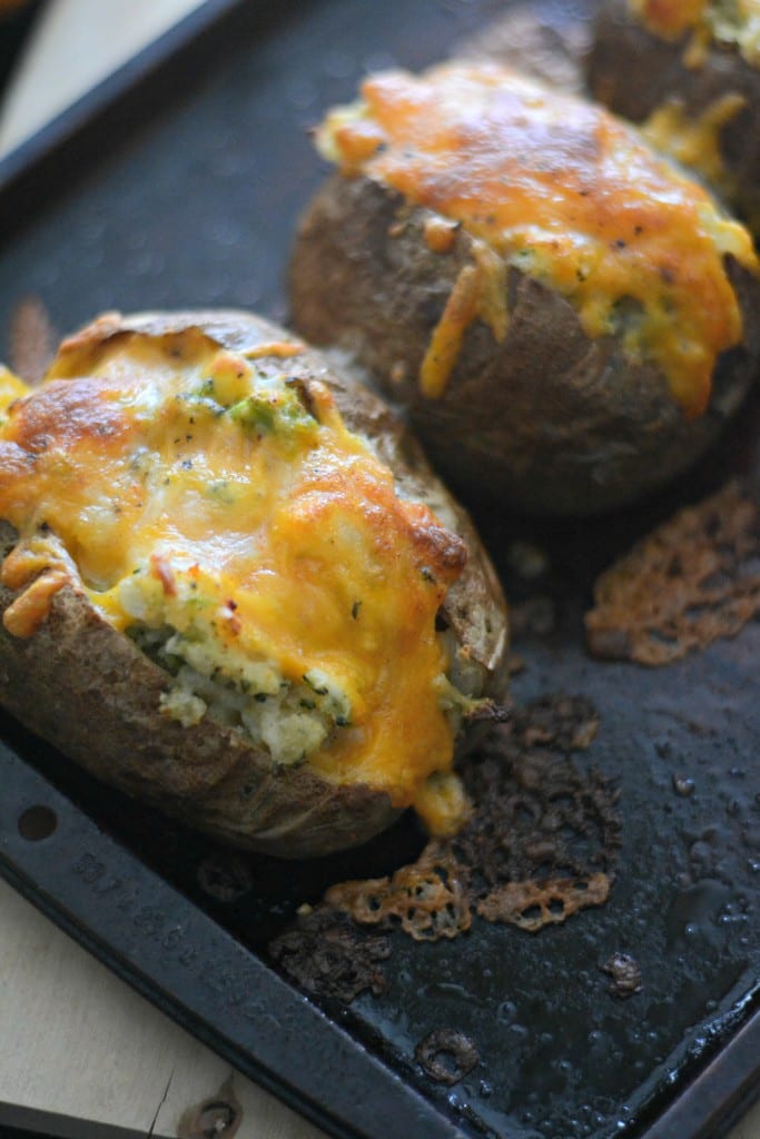 Twice Baked Broccoli and Three Cheese Potatoes | Sarcastic Cooking