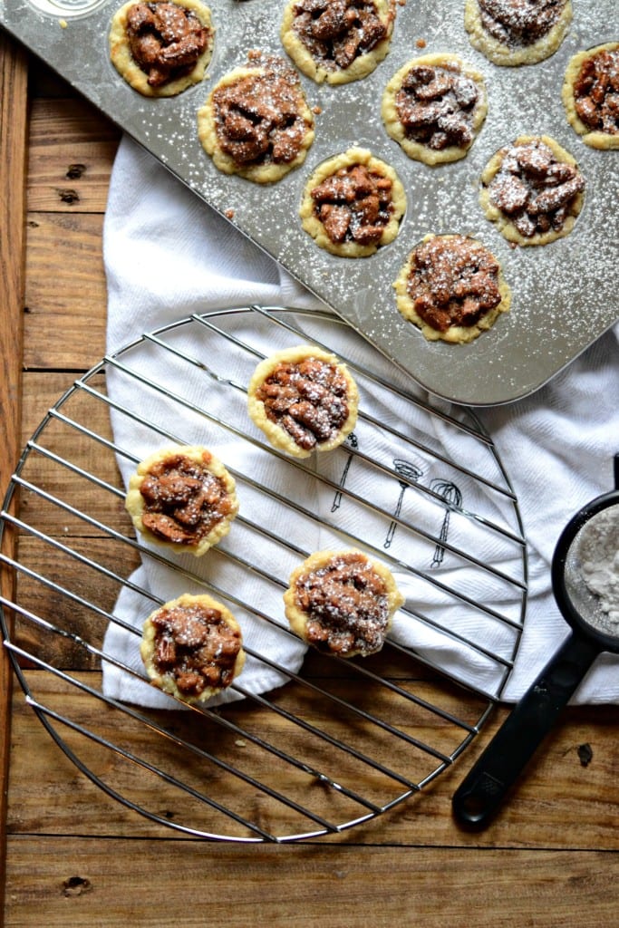 Mini Pecan Pies. An easy way to enjoy a holiday favorite. | Sarcastic Cooking