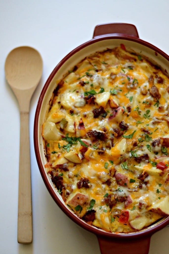 Easy Egg, Potato, and Sausage Breakfast Casserole | Sarcastic Cooking