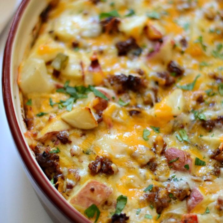 Easy Egg, Potato, and Sausage Breakfast Casserole Sarcastic Cooking