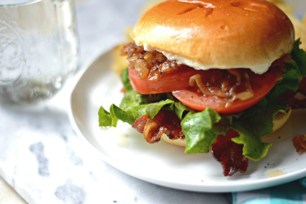 Candied Bacon and Caramelized Onion BLT @sarcasticcook