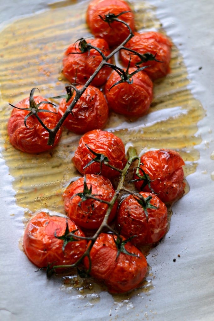 Roasted Burst Tomatoes