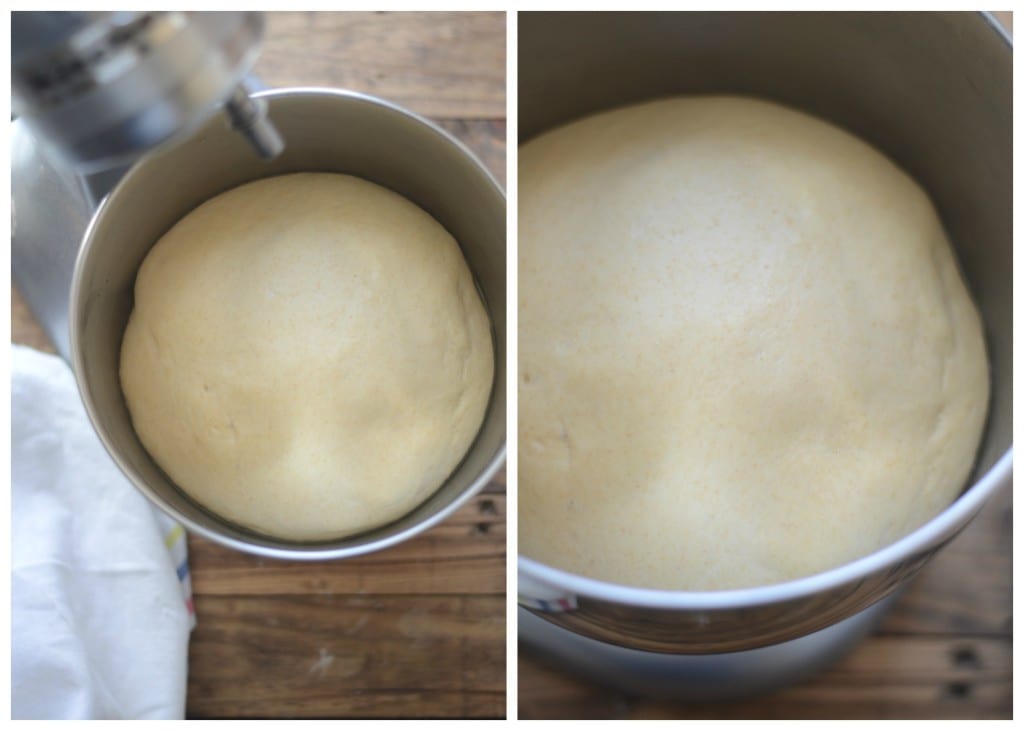 Risen Pizza Dough