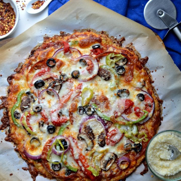 Super Cheesy Cauliflower Pizza Crust Sarcastic Cooking