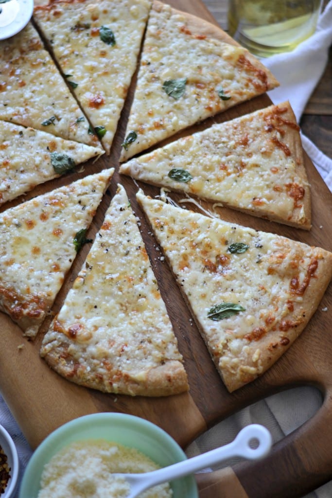 Meatless Monday - Adult Four Cheese Pizza