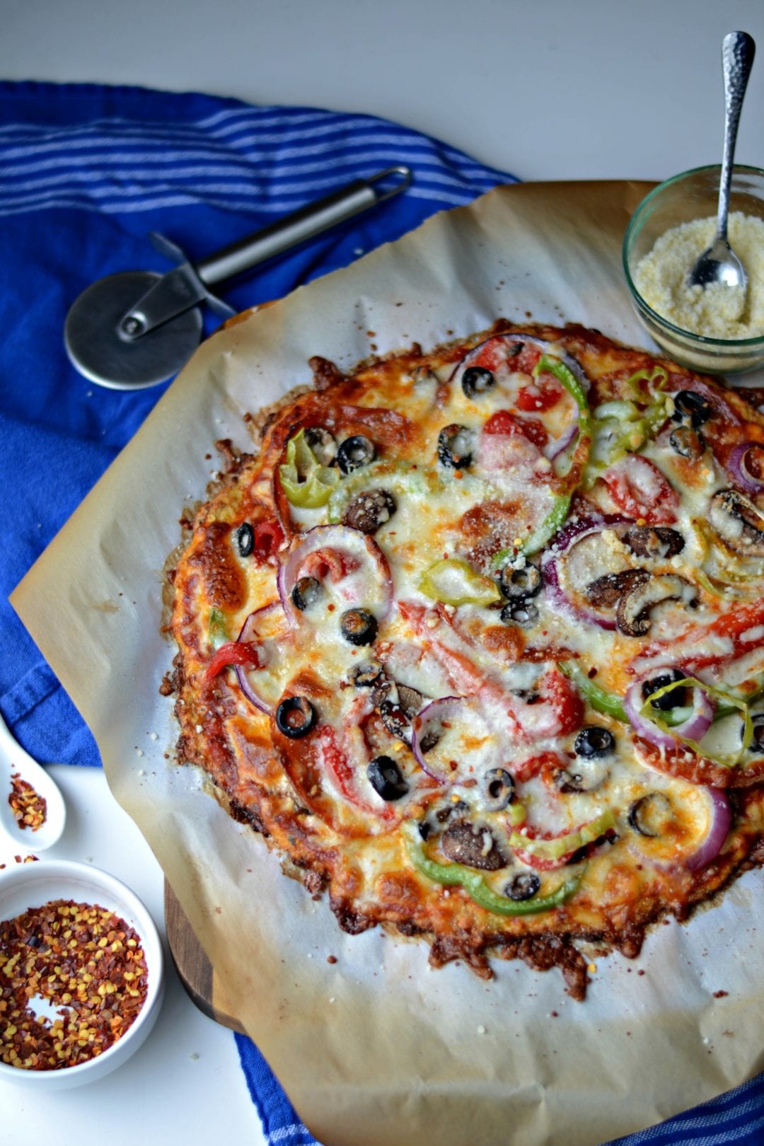 Super Cheesy Cauliflower Pizza Crust Sarcastic Cooking