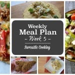 Weekly Meal Plan – Week 5