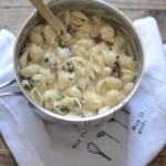 Creamy Stovetop Sun-Dried Tomato Basil Shells and Cheese