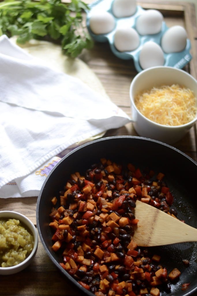 Freezer Taco Ingredients - Make Ahead Breakfast Tacos