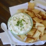 Chive, Cilantro, Cucumber, and Feta Greek Yogurt Dip