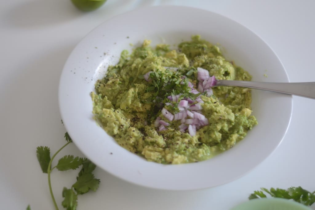 Classic Guacamole - Red Onion, Cilantro, Lime Juice and Salt and Pepper make for an easy appetizer | Sarcastic Cooking