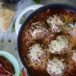 Big Ass Burrata Stuffed Meatballs