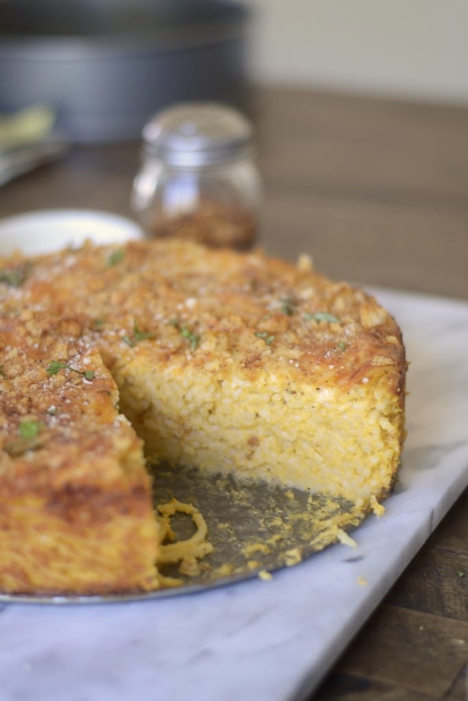 @sarcasticcook | Cheesy Butternut Squash and Pumpkin Spaghetti Pie