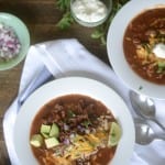 Slow Cooker Carne Asada Chili